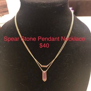 Stella & Dot Spear Stone Necklace